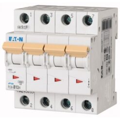 PLS6-D13/4-MW 243108 EATON ELECTRIC Over current switch, 13A, 4 p, type D characteristic