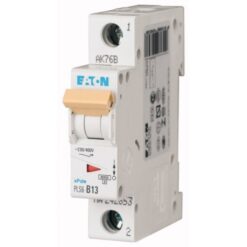 PLS6-D13-MW 242702 EATON ELECTRIC Over current switch, 13A, 1p, type D characteristic