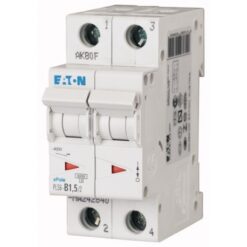 PLS6-D1,5/2-MW 242889 EATON ELECTRIC Over current switch, 1, 5 A, 2 p, type D characteristic