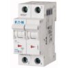 PLS6-D1,6/2-MW 242890 EATON ELECTRIC Over current switch, 1, 6 A, 2 p, type D characteristic