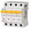 PLS6-D25/4-MW 243112 EATON ELECTRIC Over current switch, 25A, 4 p, type D characteristic