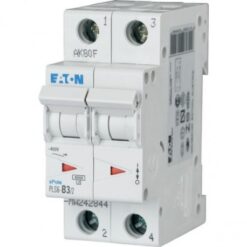 PLS6-D3/2-MW 242893 EATON ELECTRIC Over current switch, 3A, 2 p, type D characteristic