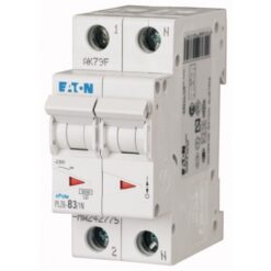 PLZ6-B3/1N-MW 242775 EATON ELECTRIC Over current switch, 3A, 1pole+N, type B characteristic