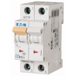 PLZ6-D12/1N-MW 242831 EATON ELECTRIC Over current switch, 12A, 1pole+N, type D characteristic