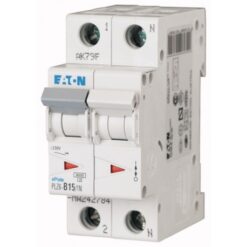 PLZ6-D15/1N-MW 242833 EATON ELECTRIC Over current switch, 15A, 1pole+N, type D characteristic