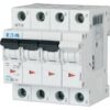 FAZ6-D10/3N 177481 EATON ELECTRIC Miniature circuit breaker (MCB), 10A, 3pole+N, type D characteristic, 6 kA