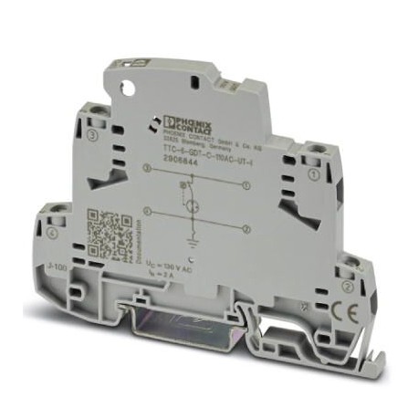 TTC-6-GDT-C-110AC-UT-I 2906844 PHOENIX CONTACT Coarse surge protection with integrated status indicator for .. TTC-6-GDT-C-110AC-UT-I 2906844 PHOENIX CONTACT Coarse surge protection with integrated status indicator for ..