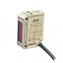 QFIH/00-1A MICRO DETECTORS Photoelectric sensor Miniature cubic IP69K metallic AISI 316L Emitter 15m. infrar..