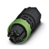 QPD P 3PE2,5 9-14 BK BK LE 1413463 PHOENIX CONTACT Connector, Connection QUICKON, number of poles: 3+PE, 1 m..