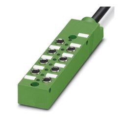 SACB- 8/3- 5,0PUR-M8 1551082 PHOENIX CONTACT Box sensors/actuators, connection Type: Female M8, Number of po..
