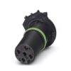 SACC-CI-M12FSD-4CON-L180 THR 1414071 PHOENIX CONTACT Bus system flat-type plug SACC-CI-M12FSD-4CON-L180 THR ..