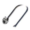 SACC-DSI-M 8FS-3P-M12/0,08 TIN 1025447 PHOENIX CONTACT Sensor/actuator flush-type socket, 3-pos., M8, rear/s..