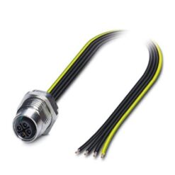 SACC-DSI-M12FSS-4CON-M16/4,5PE 1420019 PHOENIX CONTACT Flush-type connector, Power, 4-position, Socket, M12,..