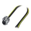 SACC-DSI-M12MSS-3P-M16/2,5PE 1051347 PHOENIX CONTACT Flush-type connector, Universal, 3-position, Plug, M12,..
