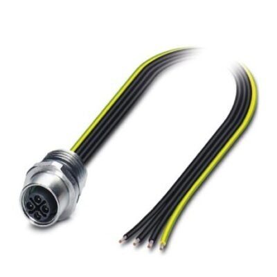 SACC-E-M12FSS-4CON-M16/2,5 PE 1426272 PHOENIX CONTACT Flush-type connector, Power, 4-position, Socket, M12, ..