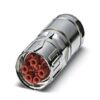 SB-8ES0A8A8L33S 1105744 PHOENIX CONTACT Cable connector, straight long, shielded: yes, SPEEDCON interlock, M..