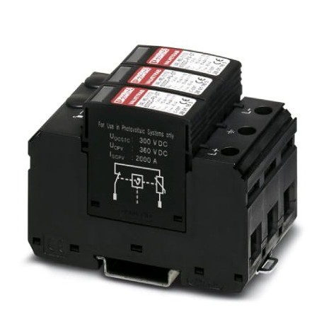 VAL-MS-T1/T2 600DC-PV/2+V 2801163 PHOENIX CONTACT Lightning/surge arrester type 1/2 VAL-MS-T1/T2 600DC-PV/2+V 2801163 PHOENIX CONTACT Lightning/surge arrester type 1/2