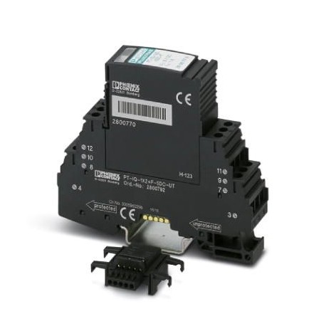 PT-IQ-1X2+F-5DC-UT 2800792 PHOENIX CONTACT Surge protection device PT-IQ-1X2+F-5DC-UT 2800792 PHOENIX CONTACT Surge protection device