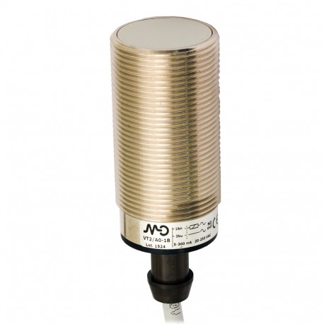 VT2/C0-1B MICRO DETECTORS Inductive sensor M30 shielded NC cable 2m VT2/C0-1B MICRO DETECTORS Inductive sensor M30 shielded NC cable 2m